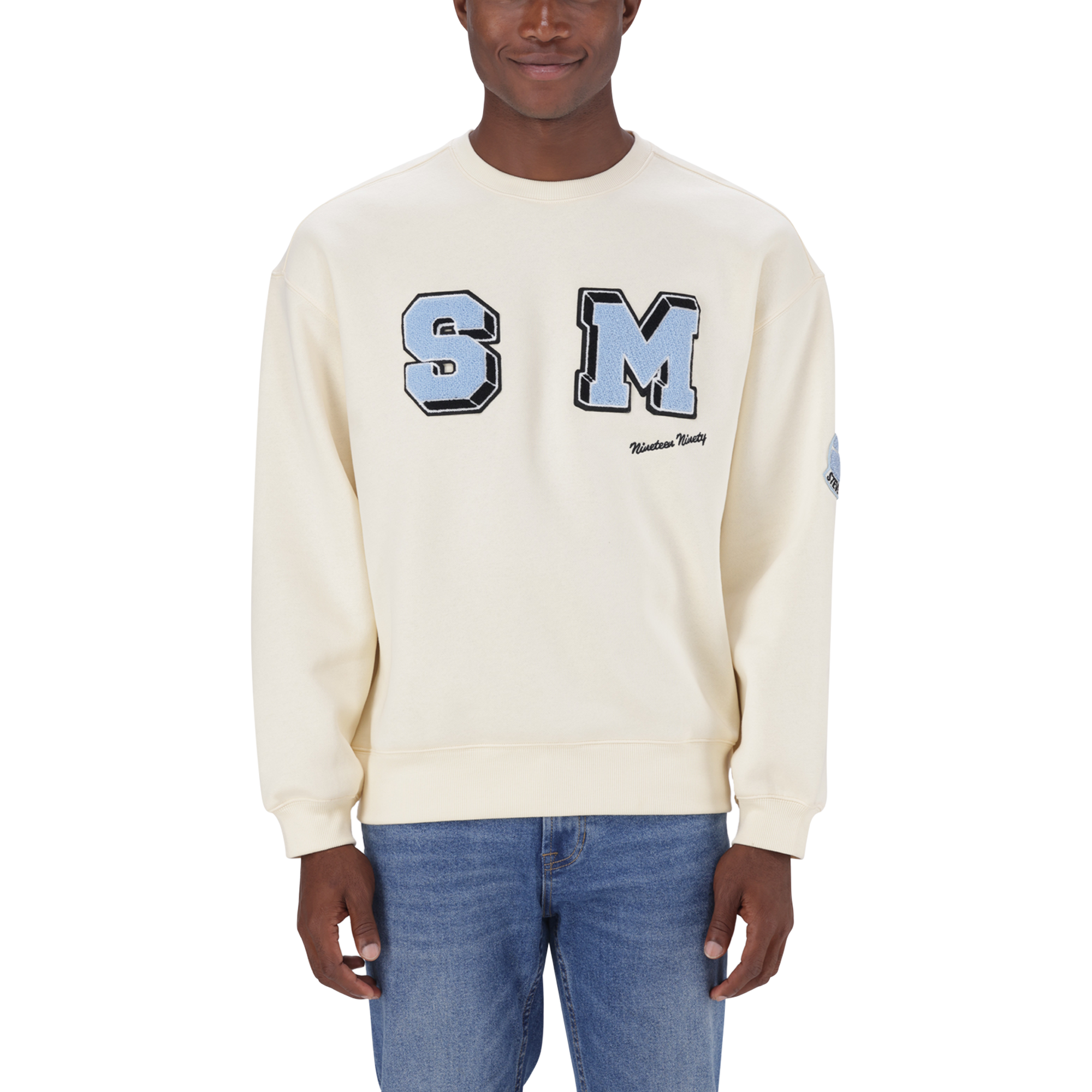 CRUZ ECRU CREW NECK - view 3