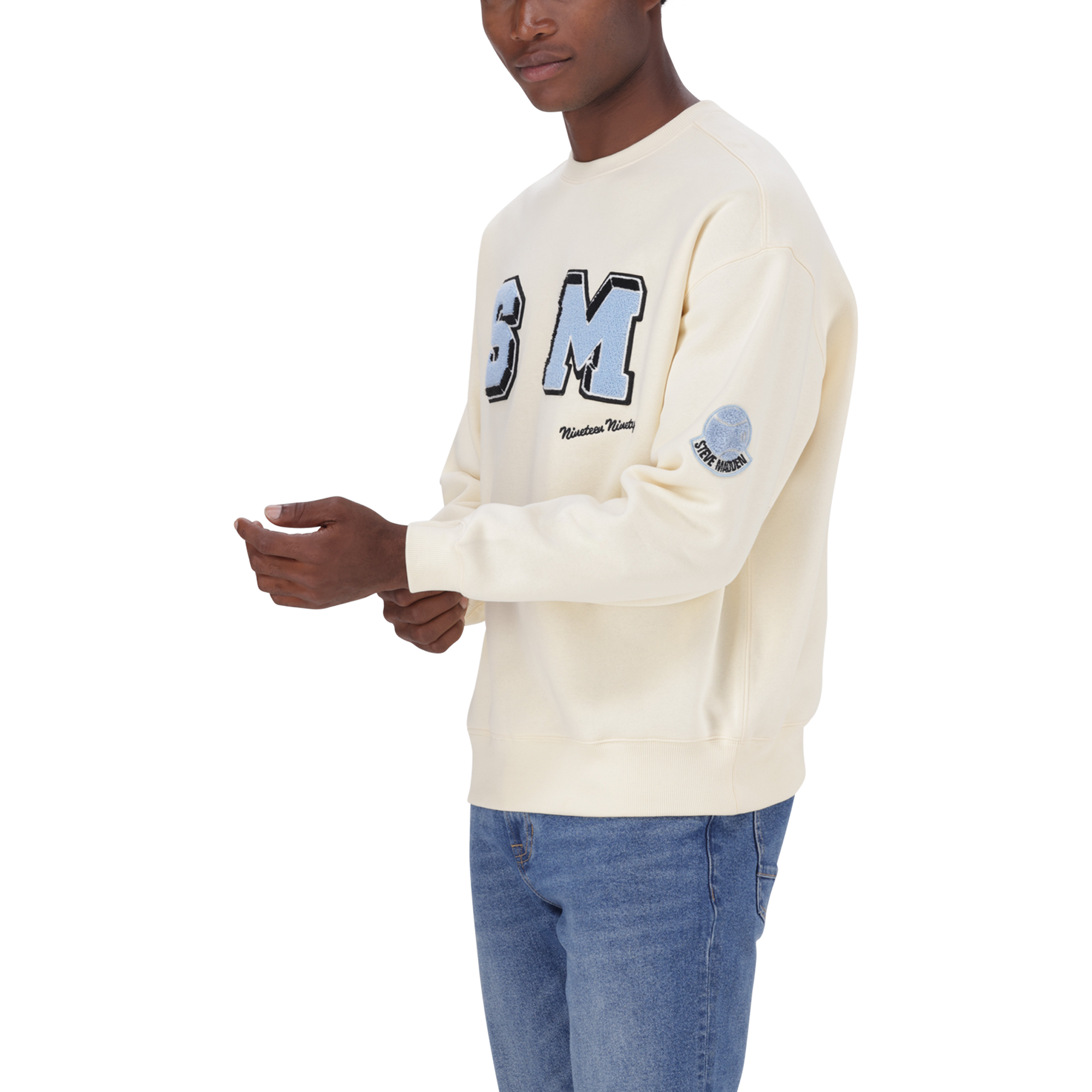 CRUZ ECRU CREW NECK - view 6