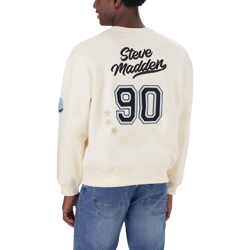 CRUZ ECRU CREW NECK - view 4