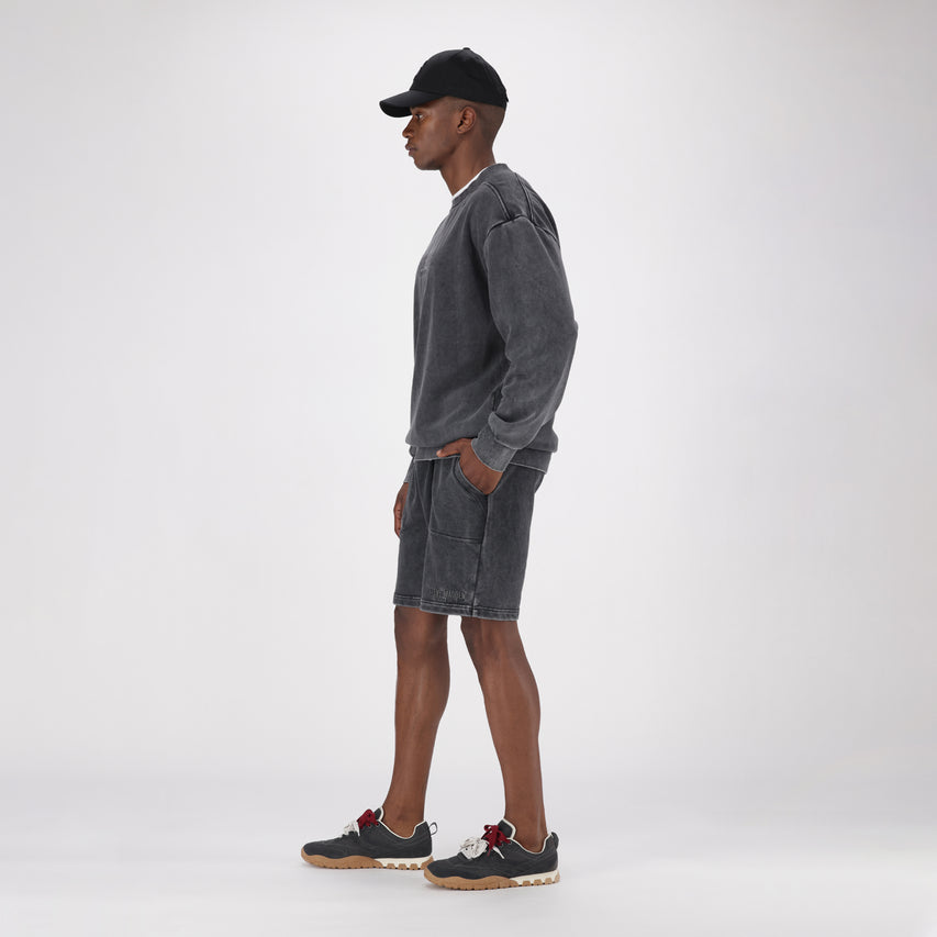 SERGIO SNOW WASH CREW NECK SWEAT - view 4