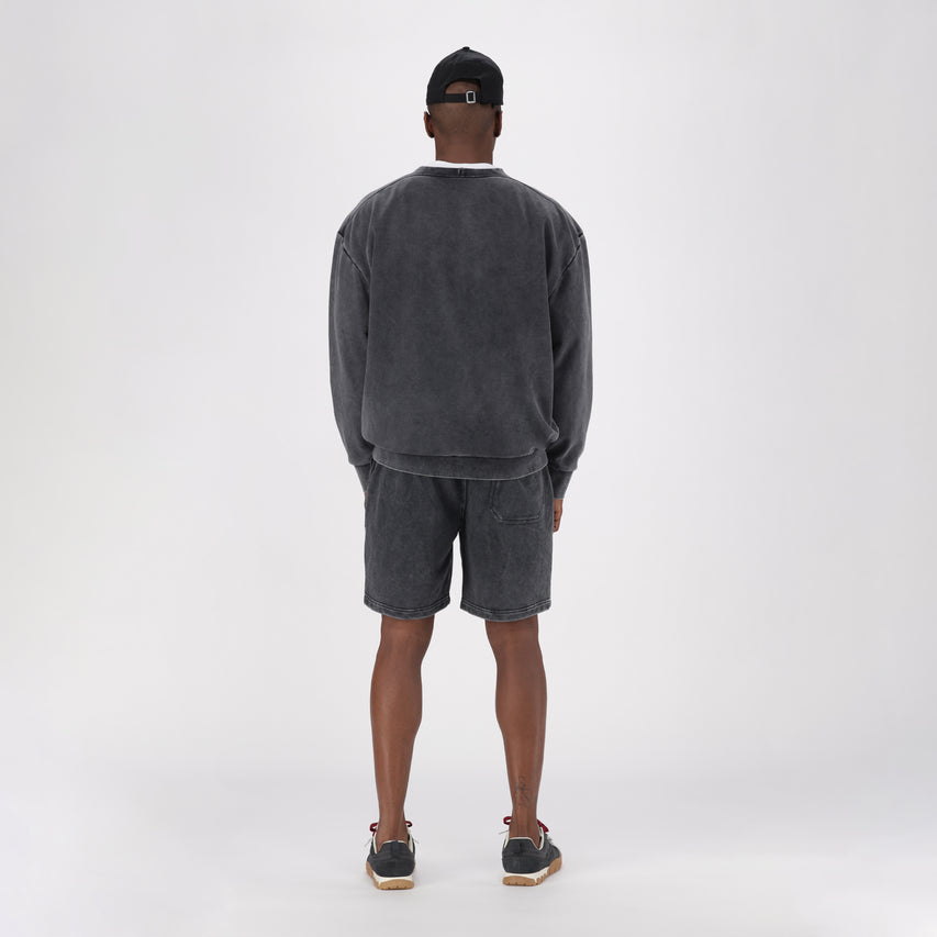 SERGIO SNOW WASH CREW NECK SWEAT - view 5