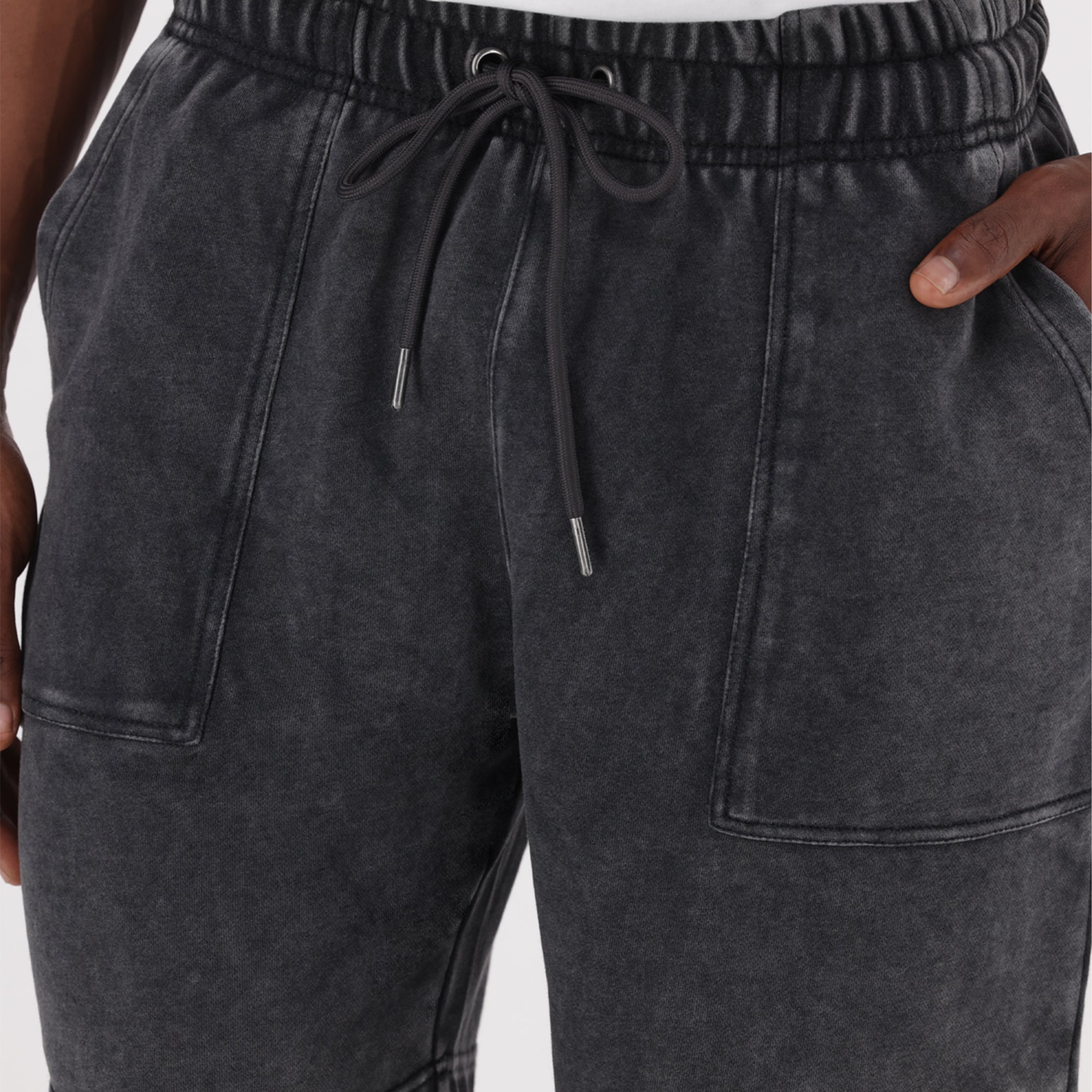 SACHA SNOW WASH JOGGER SHORTS - view 2