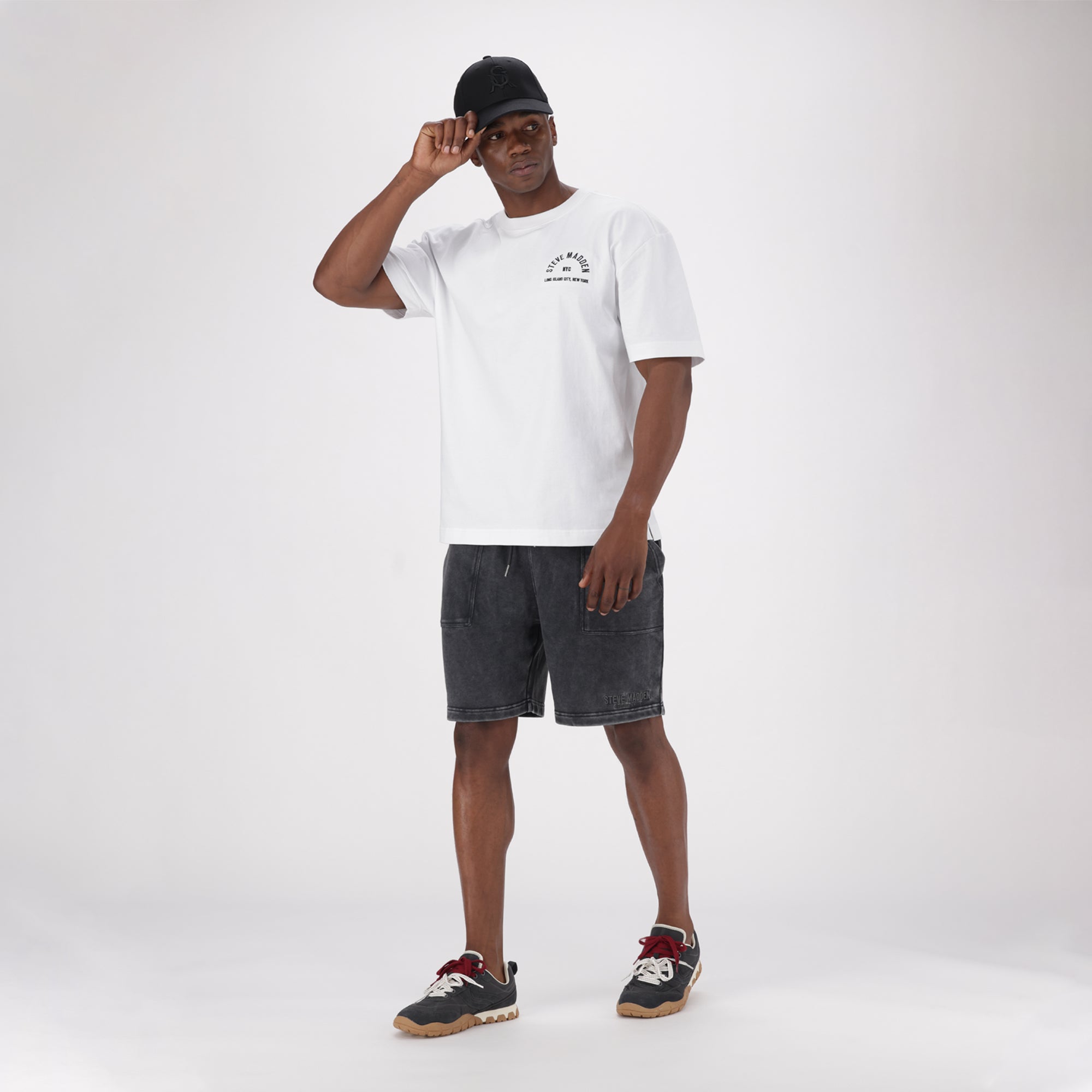 SACHA SNOW WASH JOGGER SHORTS - view 4