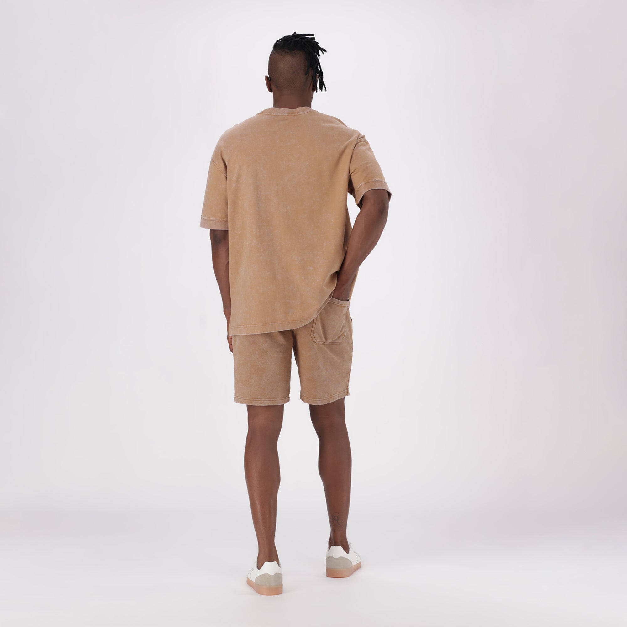 ROCKI BROWN/CHOCOLATE JOGGER SHORTS - view 5