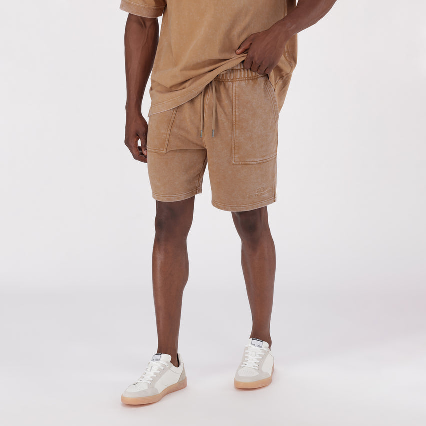 ROCKI BROWN/CHOCOLATE JOGGER SHORTS