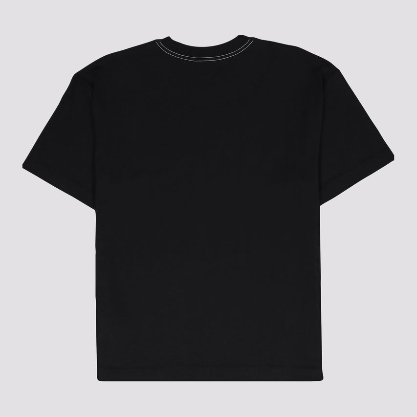 LEVIN BLACK CREW NECK T-SHIRT - view 7
