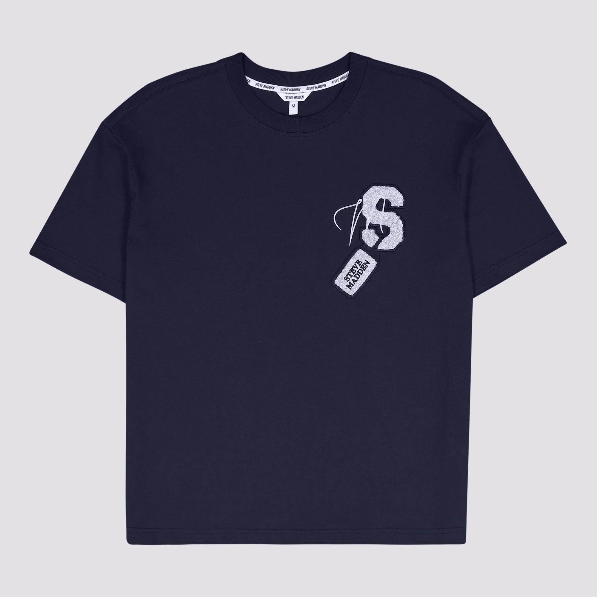 RAFAL NAVY CREW NECK T-SHIRT - view 2