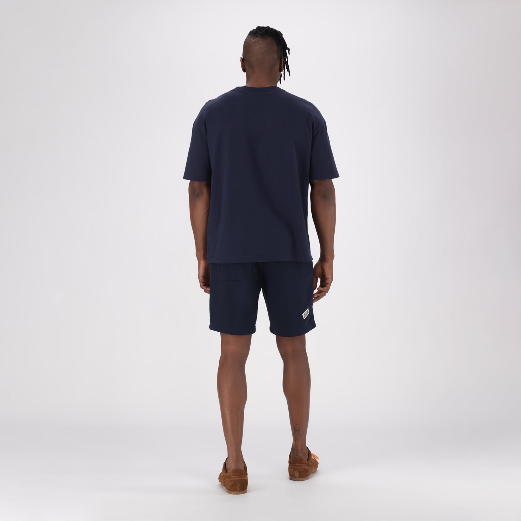 RAFAL NAVY CREW NECK T-SHIRT - view 3
