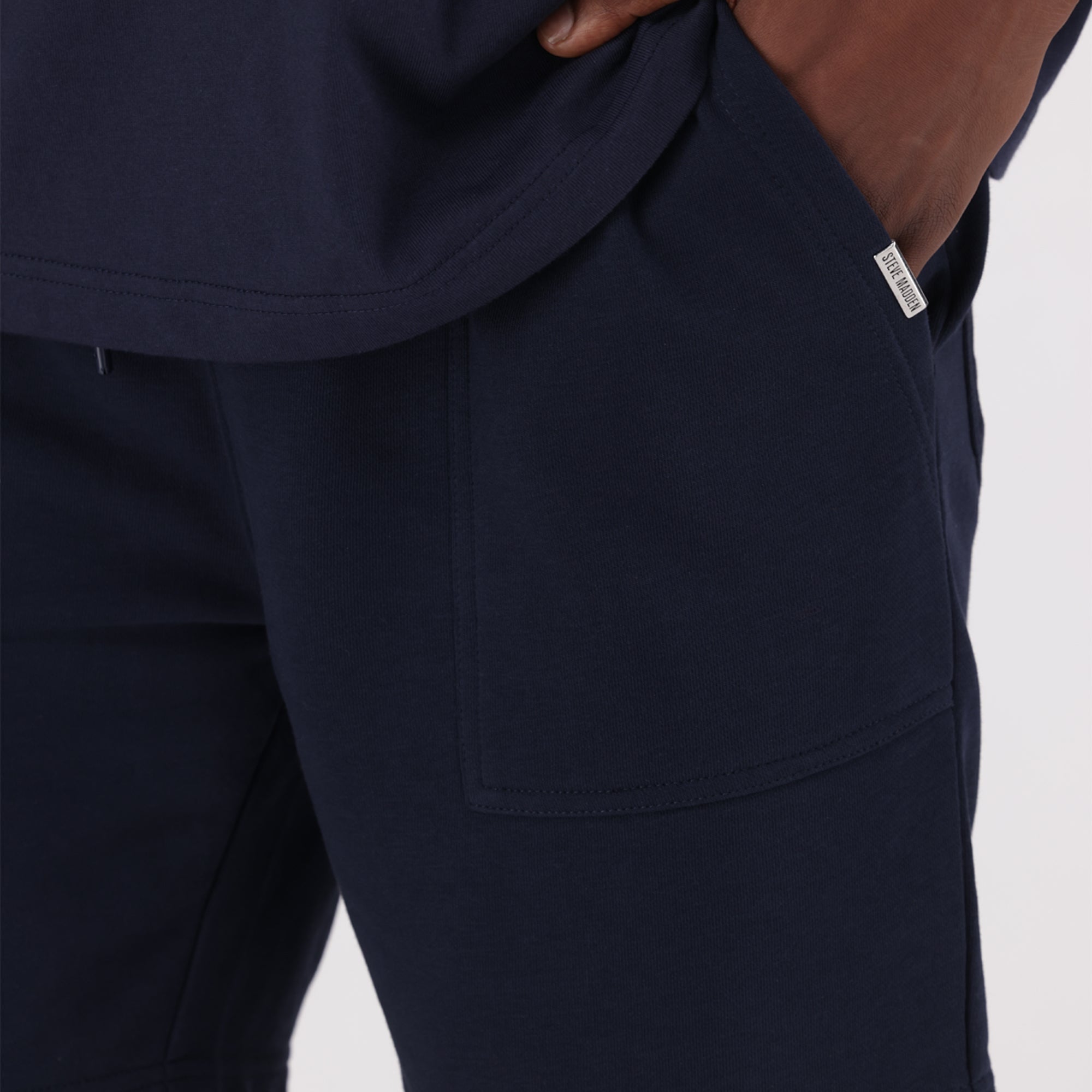 JOSE NAVY JOGGER SHORTS - view 2