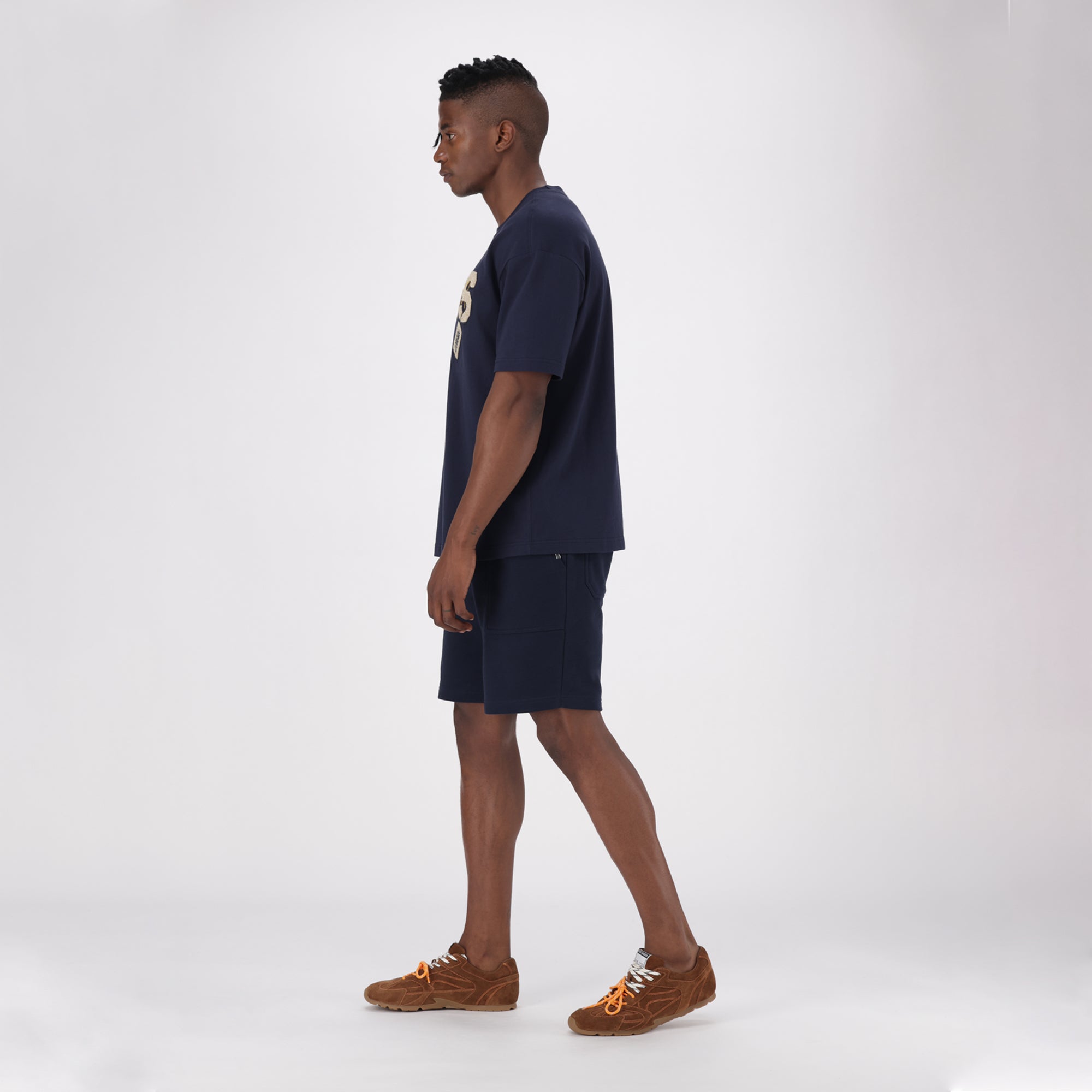 JOSE NAVY JOGGER SHORTS - view 6