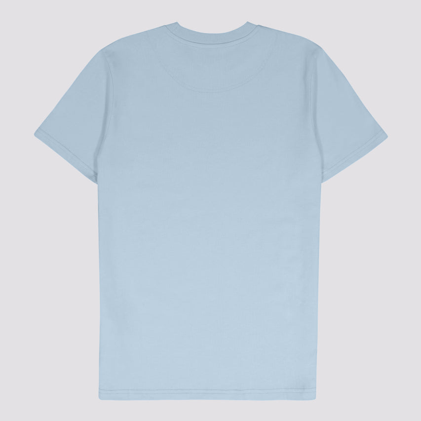 CHRISTIAN LIGHT BLUE CREW NECK T-SHIRT - view 8