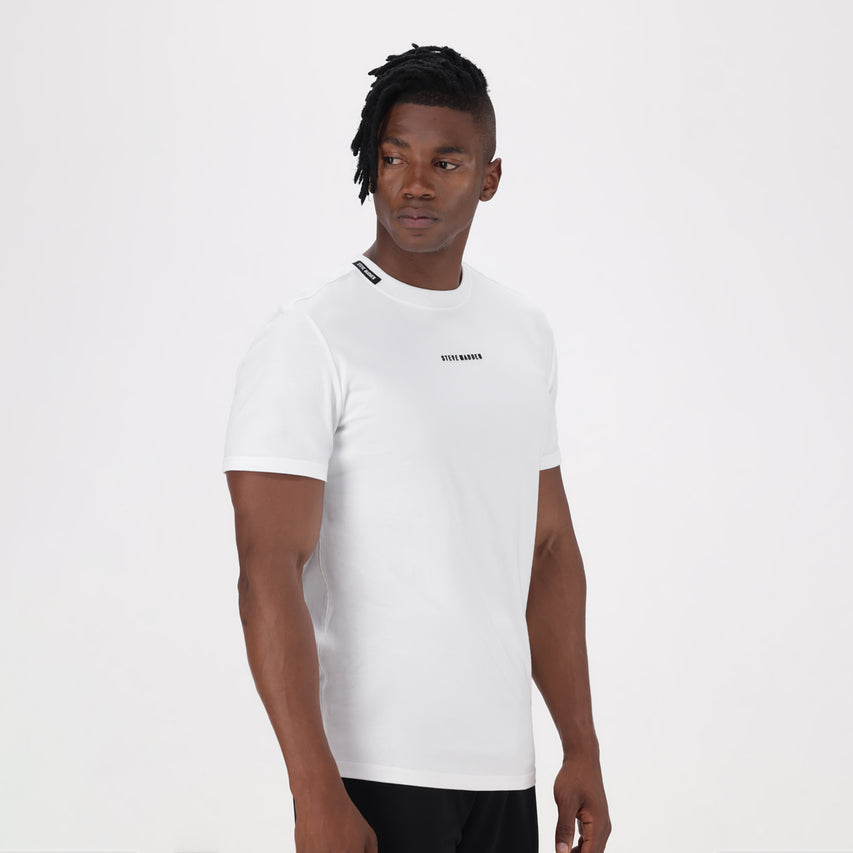 CHRISTIAN WHITE CREW NECK T-SHIRT