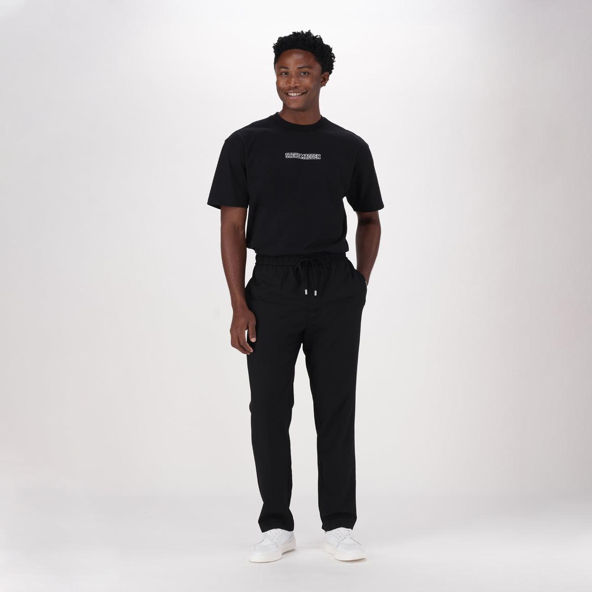 DARIS BLACK SMART JOGGER PANT - view 2