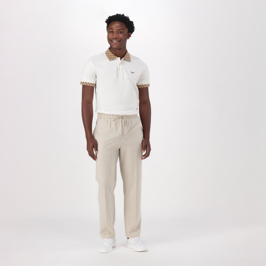 DARIS ECRU SMART JOGGER PANT - view 2