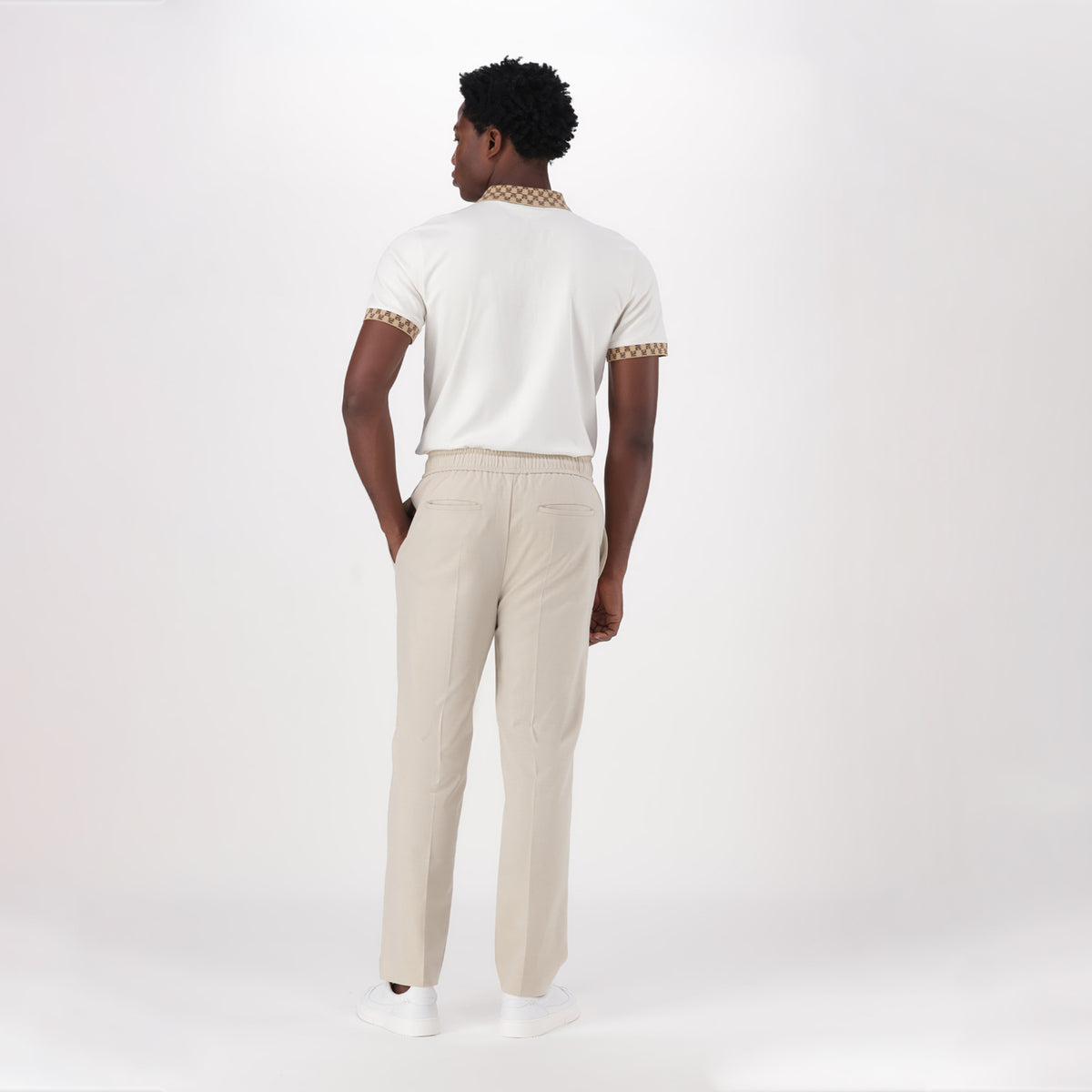 DARIS ECRU SMART JOGGER PANT - view 4