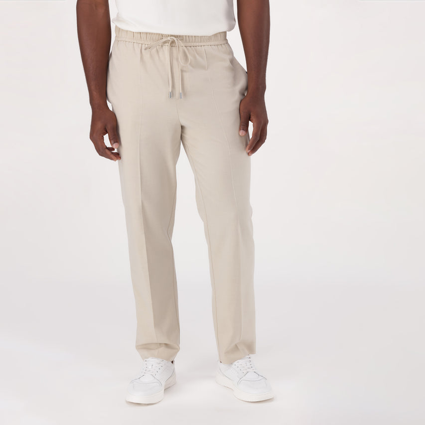 DARIS ECRU SMART JOGGER PANT