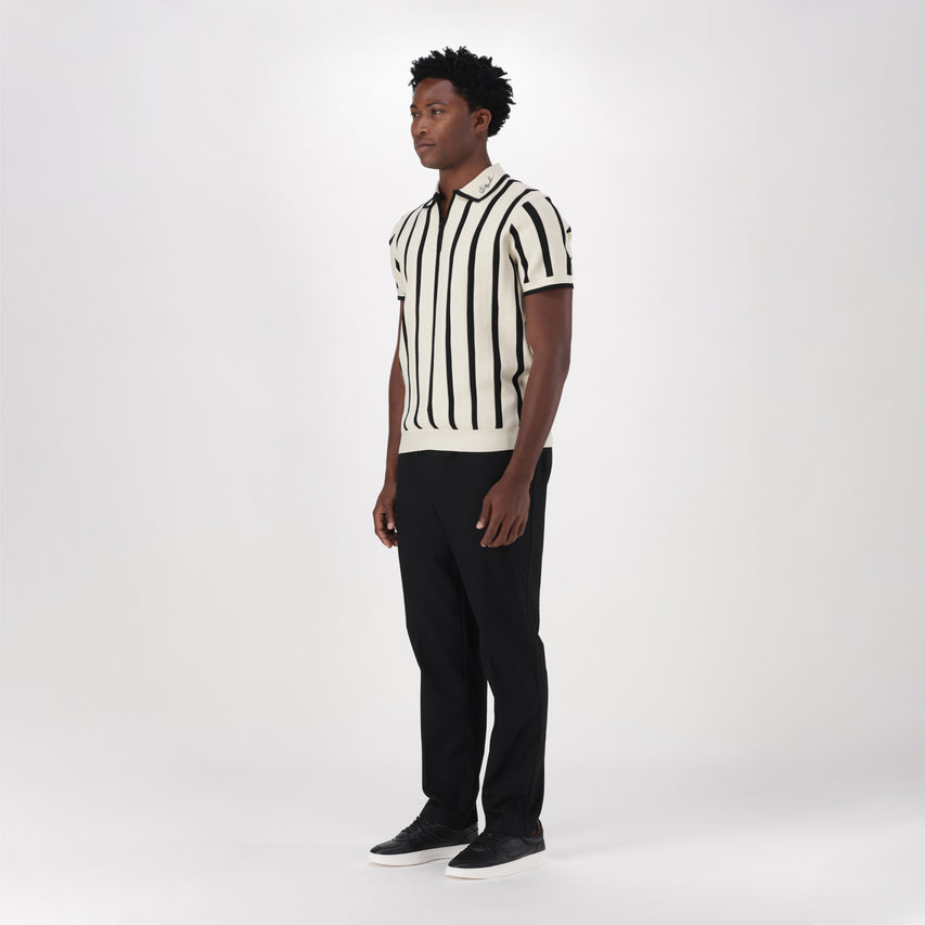 PABLO CREAM/BLACK CROCHET SHIRT - view 4