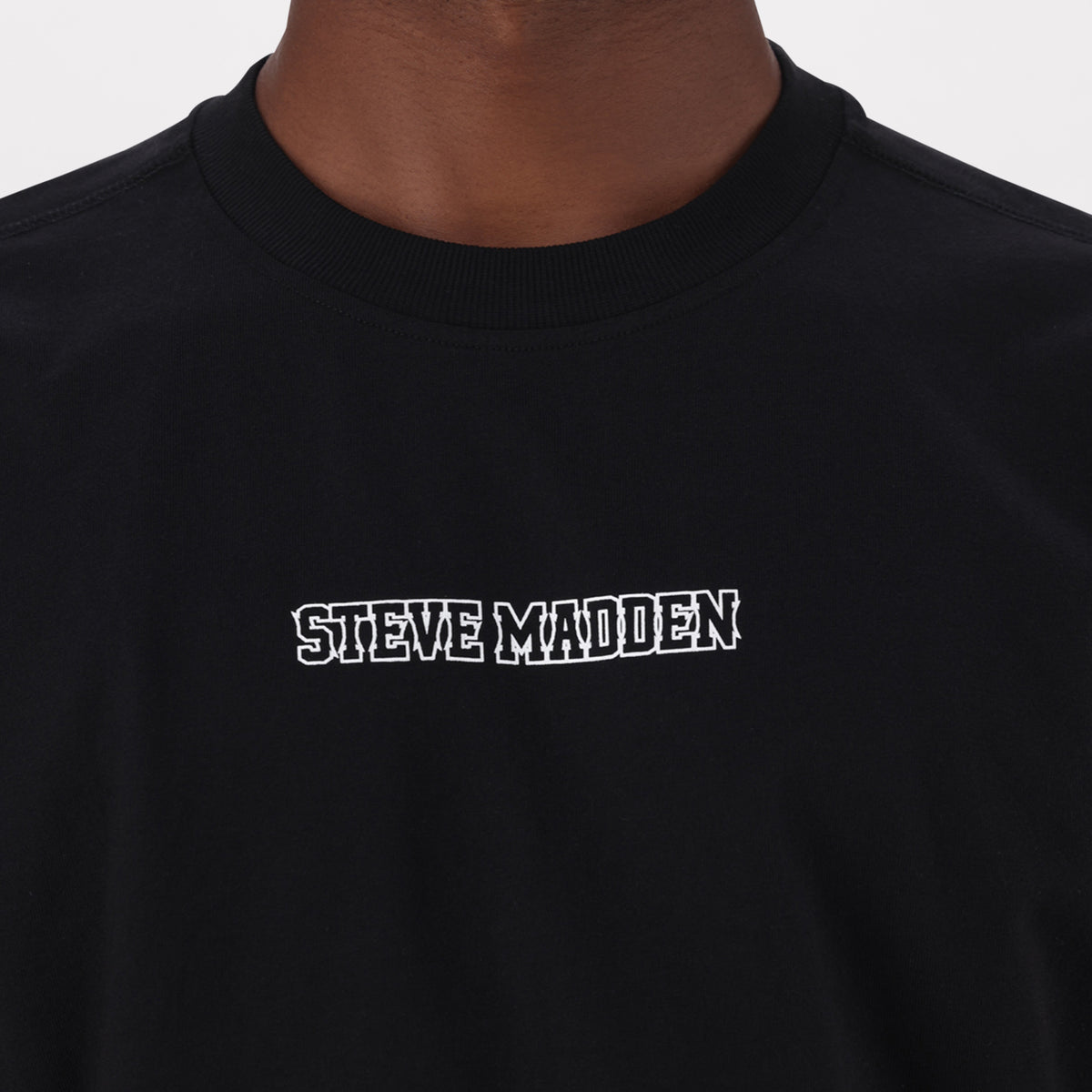 BOBBY BLACK CREW NECK T SHIRT - view 3