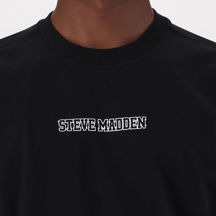 BOBBY BLACK CREW NECK T SHIRT - view 3