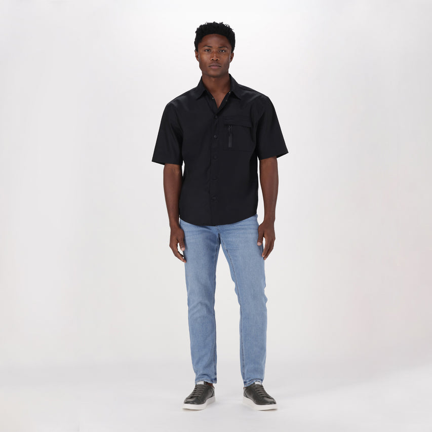 COLTON BLACK CARGO SHIRT - view 2