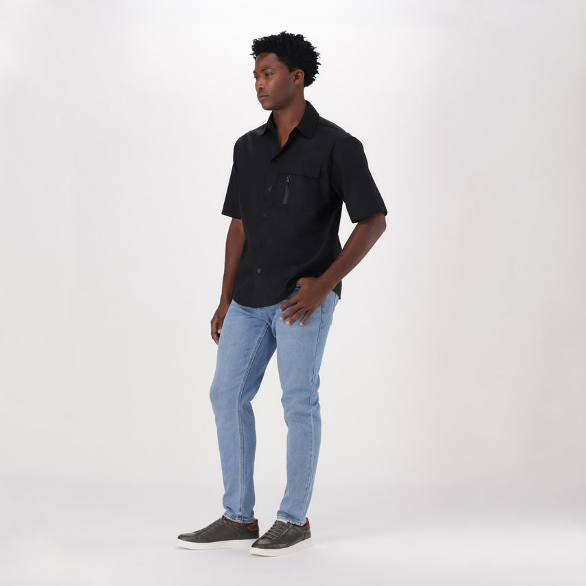 COLTON BLACK CARGO SHIRT - view 3