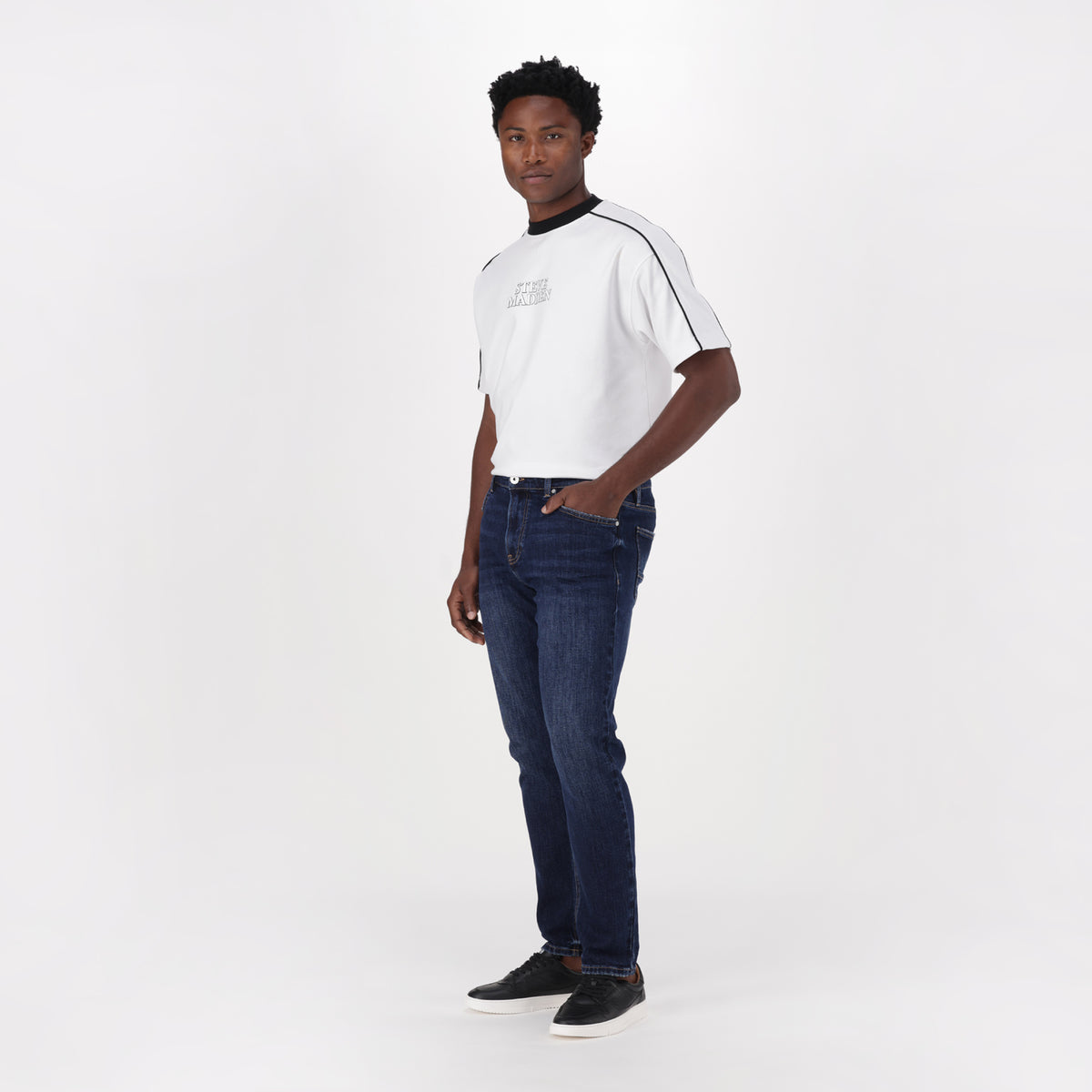 FABIO DARK WASH SLIM FIT DENIM - view 4