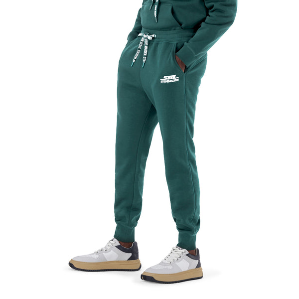 JOHN DARK GREEN FLEECE JOGGER