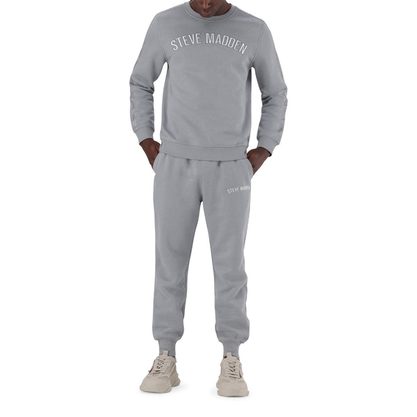 KEITH GREY CREW NECK FLEECE SWEAT