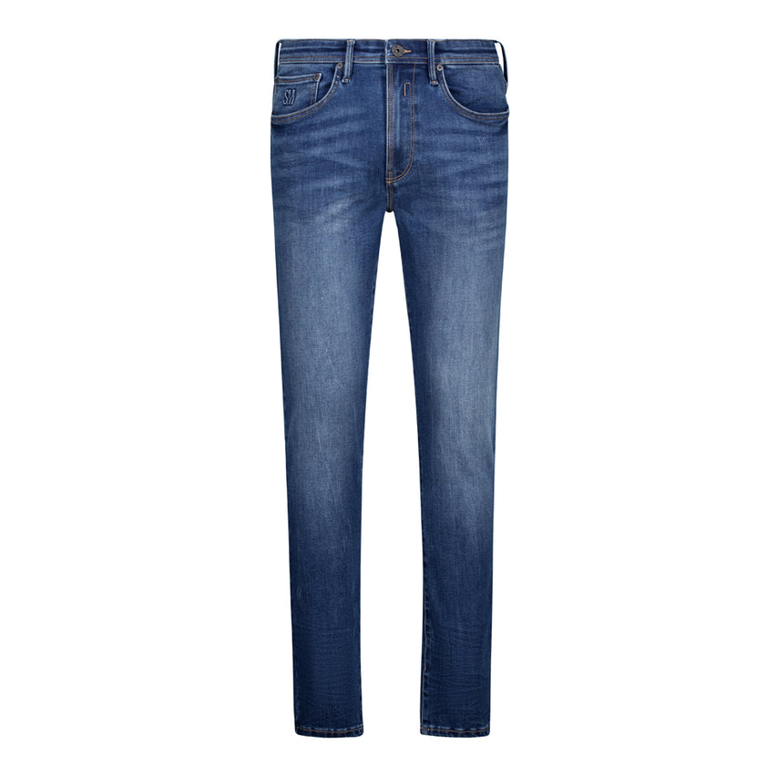 WILLIAM MID BLUE SLIM DENIM