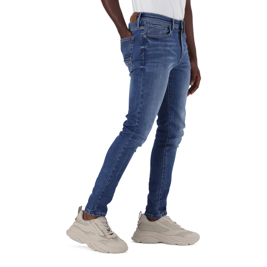 WILLIAM MID BLUE SLIM DENIM