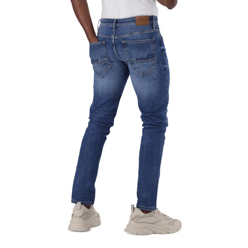 WILLIAM MID BLUE SLIM DENIM