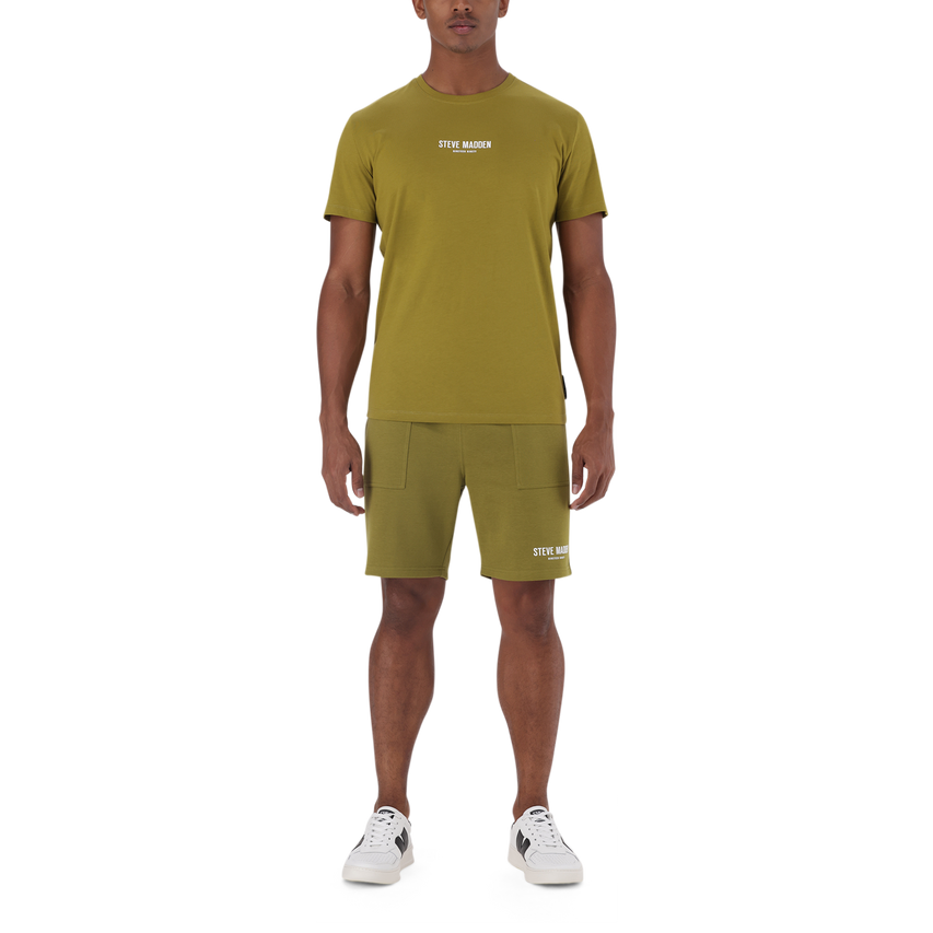 JACE FATIGUE CREW NECK LOGO T-SHIRT - view 3