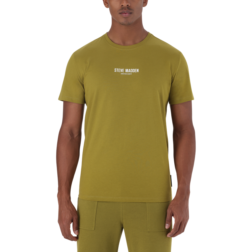 JACE FATIGUE CREW NECK LOGO T-SHIRT