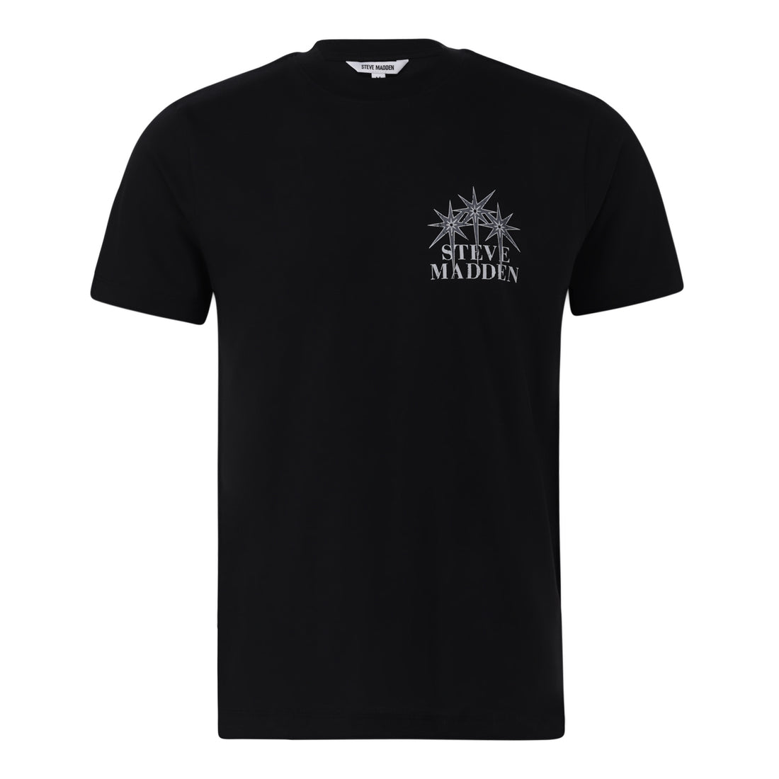 NIZ BLACK CREW NECK T-SHIRT