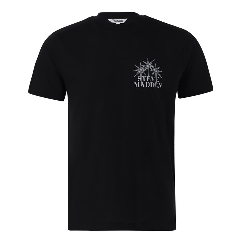 NIZ BLACK CREW NECK T-SHIRT