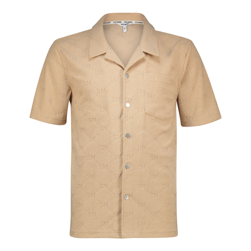 MADDOX DARK STONE EMBOSSED SHIRT