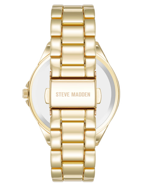 LUXURY STATEMENT WATCH GOLD WHITE