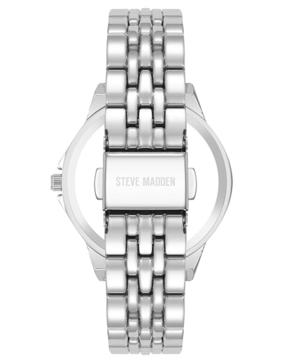 ELEVATED LUXURY WATCH SILVER BLACK