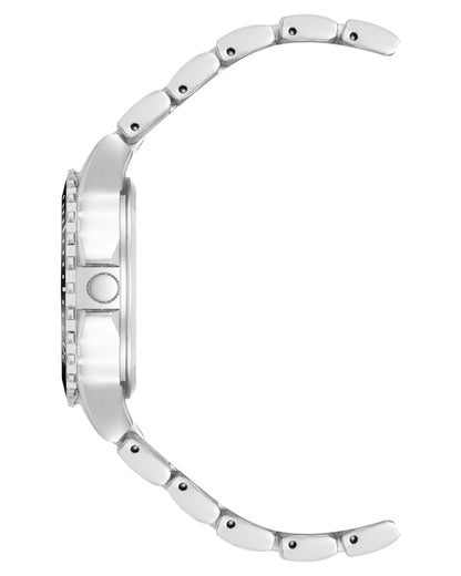 ELEVATED LUXURY WATCH SILVER BLACK