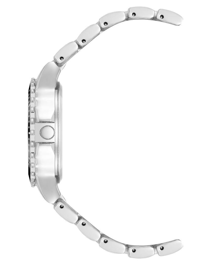 ELEVATED LUXURY WATCH SILVER BLACK