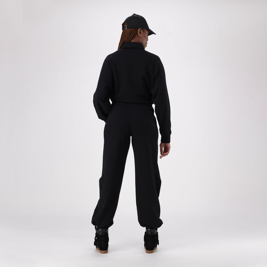 MOLLY BLACK WIDELEG JOGGER - view 4