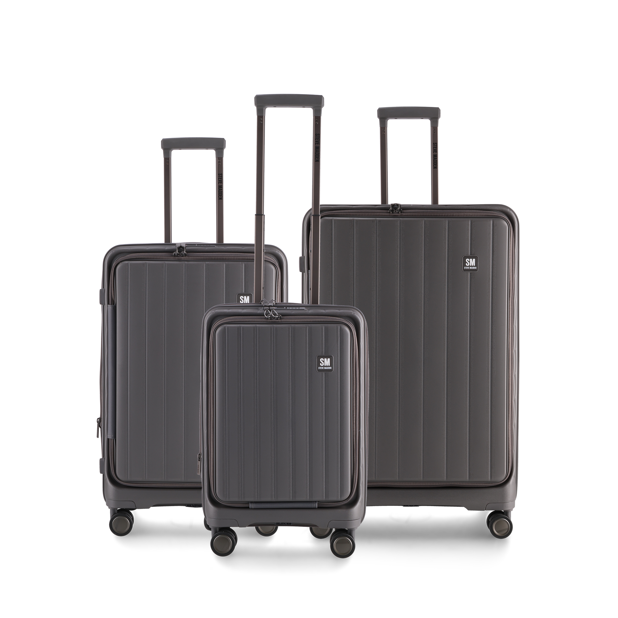 MANHATTAN SET GREY LUGGAGE - MEDIUM 64cm