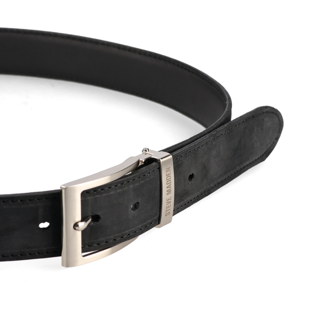 RYAN BLACK EMBOSSED REVERSIBLE BELT