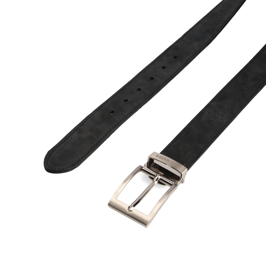 RYAN BLACK EMBOSSED REVERSIBLE BELT