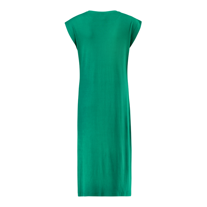 ELLE EMERALD TUNIC MIDI DRESS WITH POPPERS