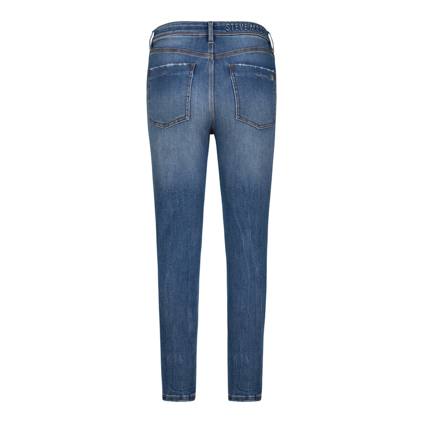 EVA CURVY MID BLUE WASH DENIM