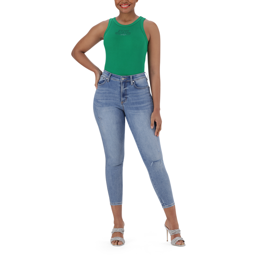 EVA MID WASH SKINNY