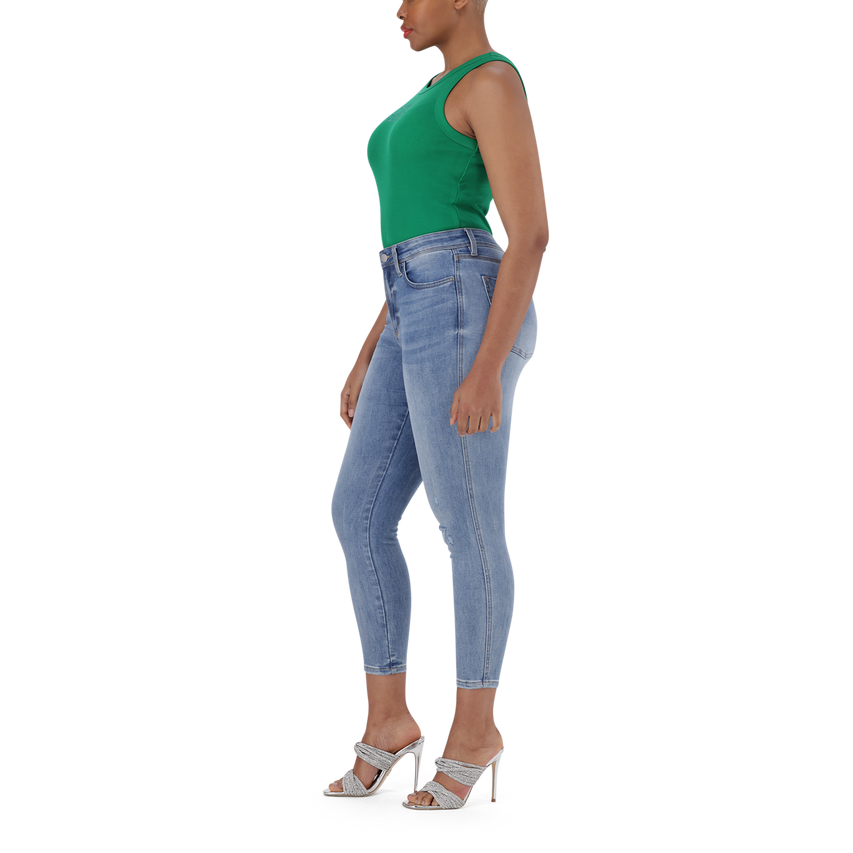 EVA MID WASH SKINNY