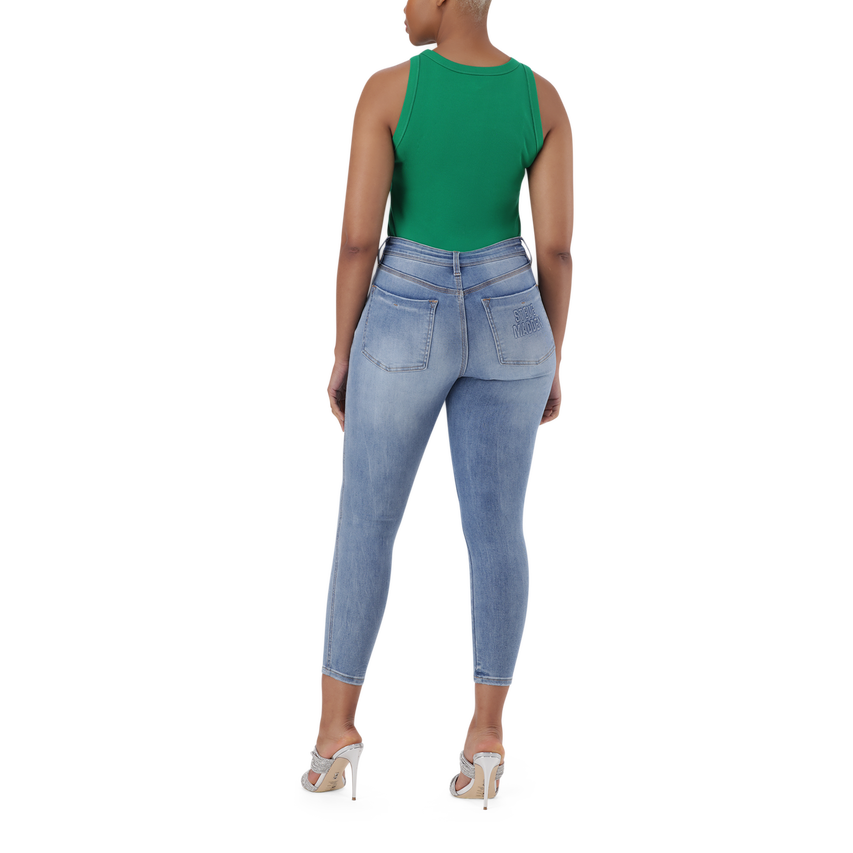 EVA MID WASH SKINNY