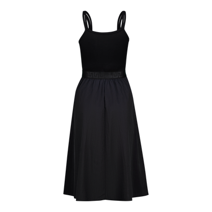 ZORA BLACK BALLERINA MIDI DRESS